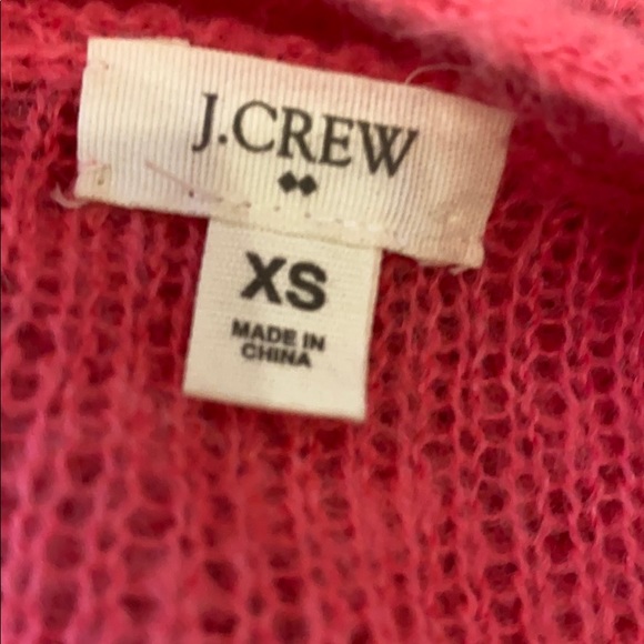 JCREW PINK CARDIGAN SWEATER - Picture 3 of 4